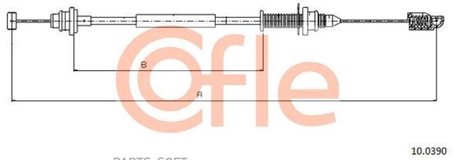 Трос Газа Dacia Logan All Bz 04- Cofle 92.10.0390