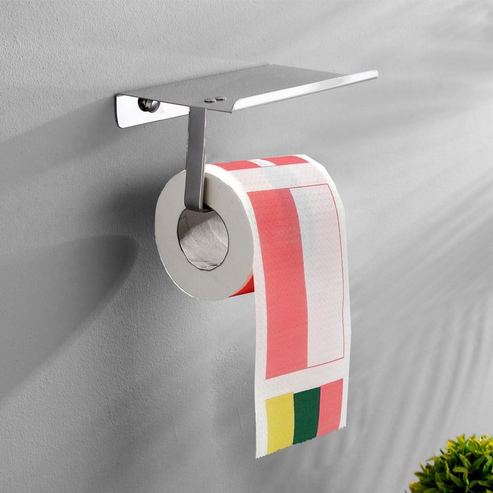 Сувенирная туалетная бумага Флаг Польша, Латвия Литва, 9,5х10х9,5 см рюмка сувенирная киров 50 мл
