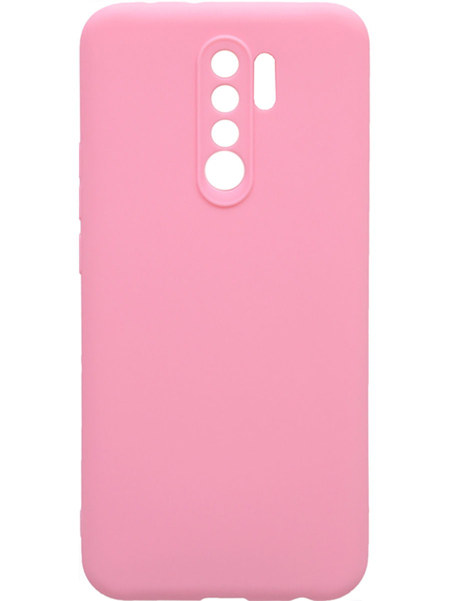 

Силиконовый чехол на Xiaomi Redmi 9 матовый розовый, 723276721