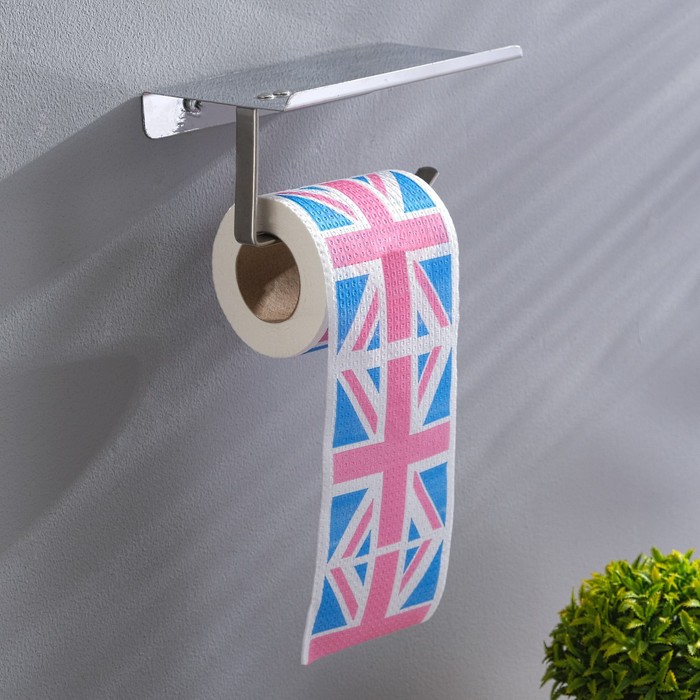 Сувенирная туалетная бумага Британия, 9,5х10х9,5 см