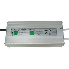 Блок питания для светодиодной ленты LED Power Supply 60W 220V-12V IP67 Ecola B7L060ESB