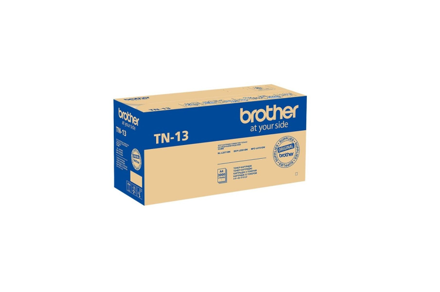 Тонер-картридж для лазерного принтера Brother TN-13 Black (411500) черный, оригинальный