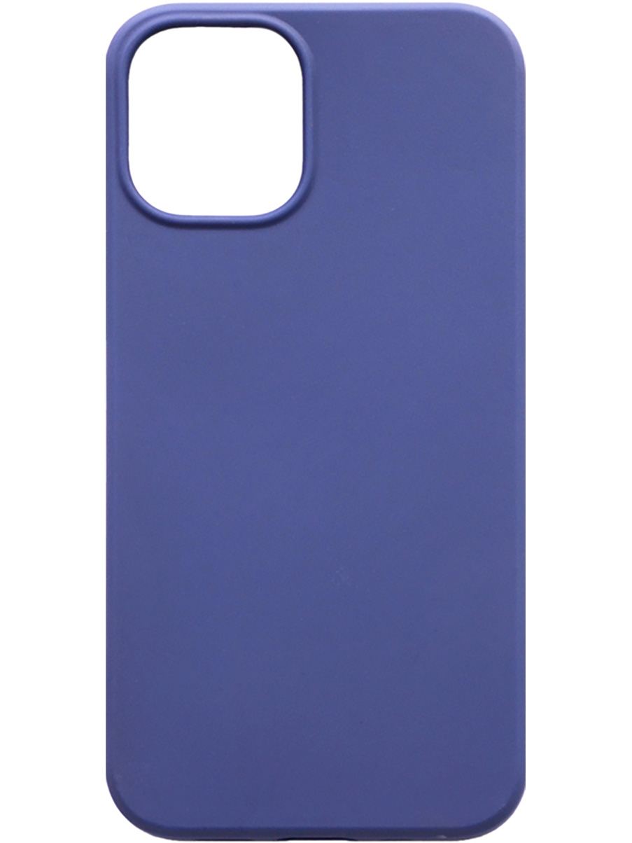 

Силиконовый чехол на Apple iPhone 12 Mini матовый синий, 723374013