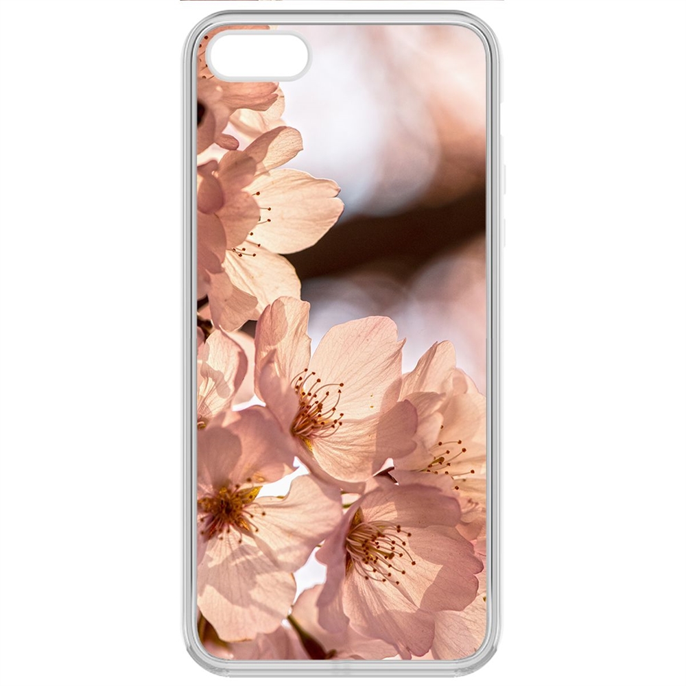 

Чехол-накладка Krutoff Clear Case Ранняя весна для iPhone 5/5s, Прозрачный