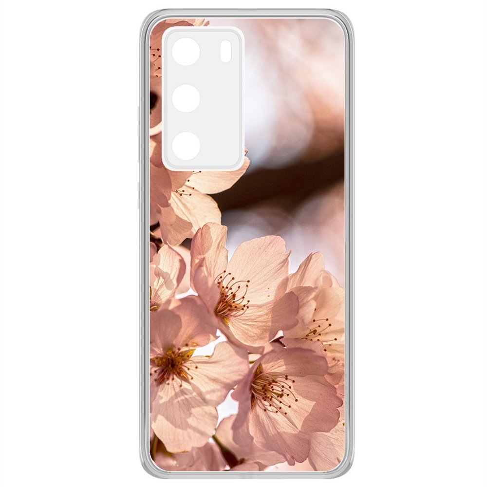 

Чехол-накладка Krutoff Clear Case Ранняя весна для Huawei P40