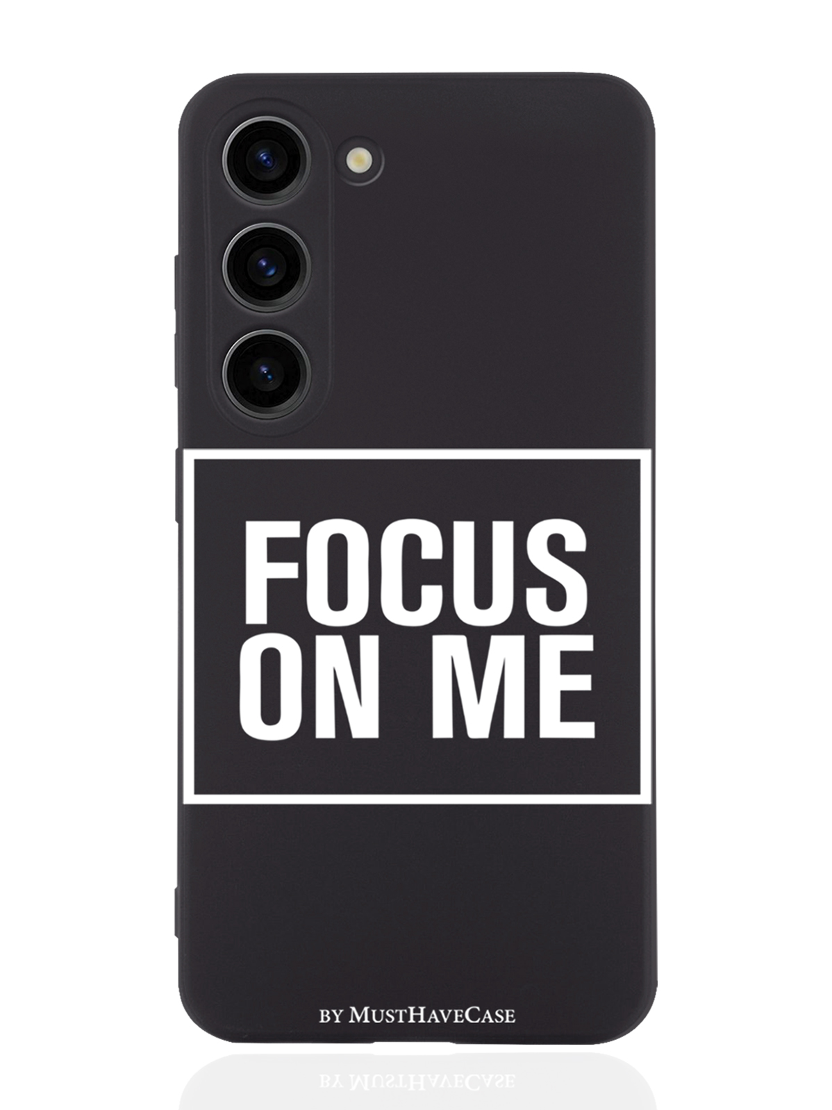 

Чехол MustHaveCase для Samsung Galaxy S23 Focus on me черный, Черный;белый