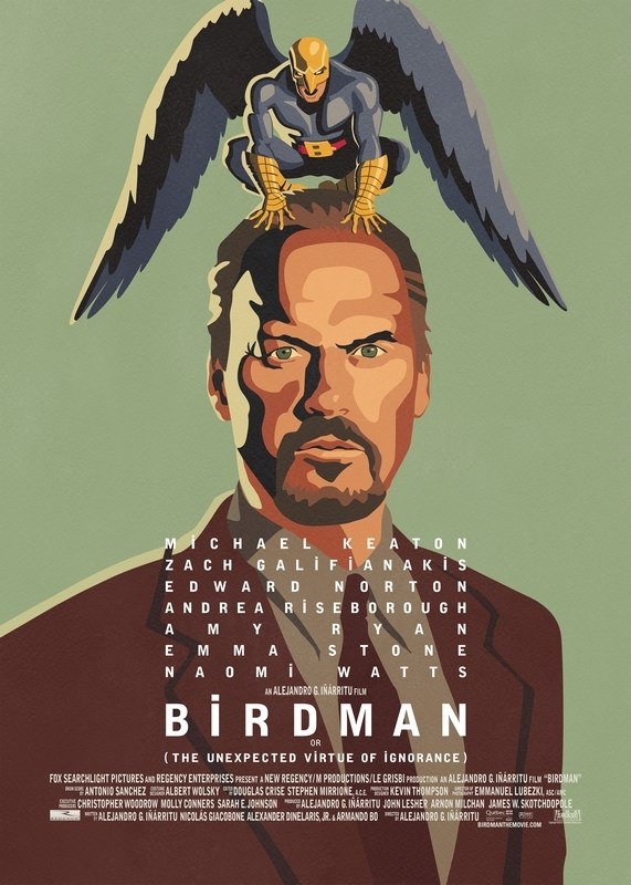 

Постер к фильму "Бёрдмэн" (Birdman) 50x70 см