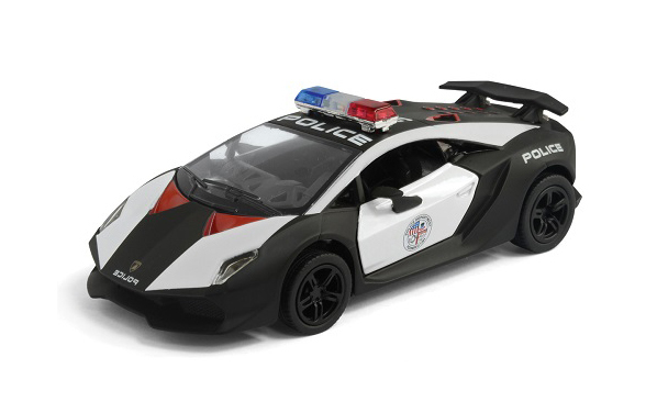 Модель машины Kinsmart Lamborghini Police Sesto Elemento инерция 1:38 KT5359WP