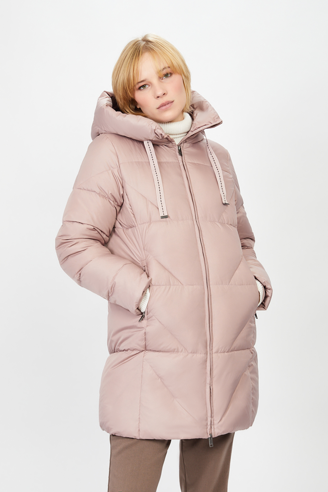 

Пуховик женский Baon B001505 розовый XS, B001505