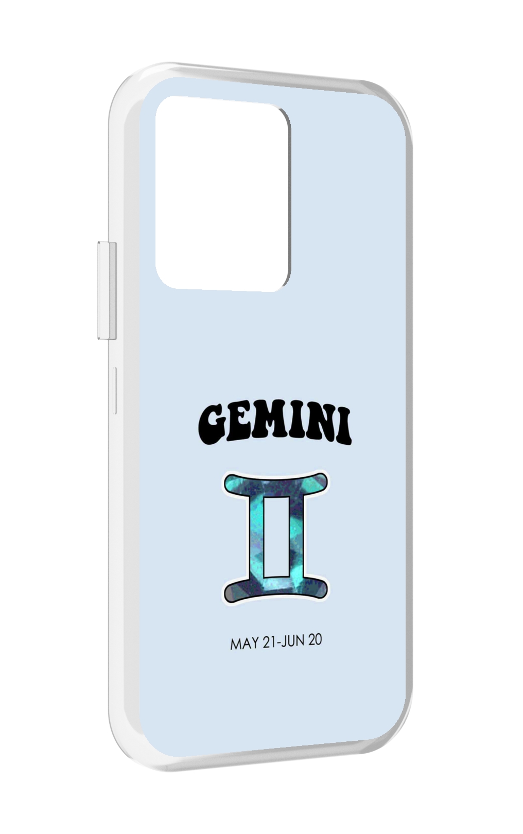 

Чехол MyPads знак зодиака близнецы 1 для Vivo iQOO 10, Прозрачный, Tocco