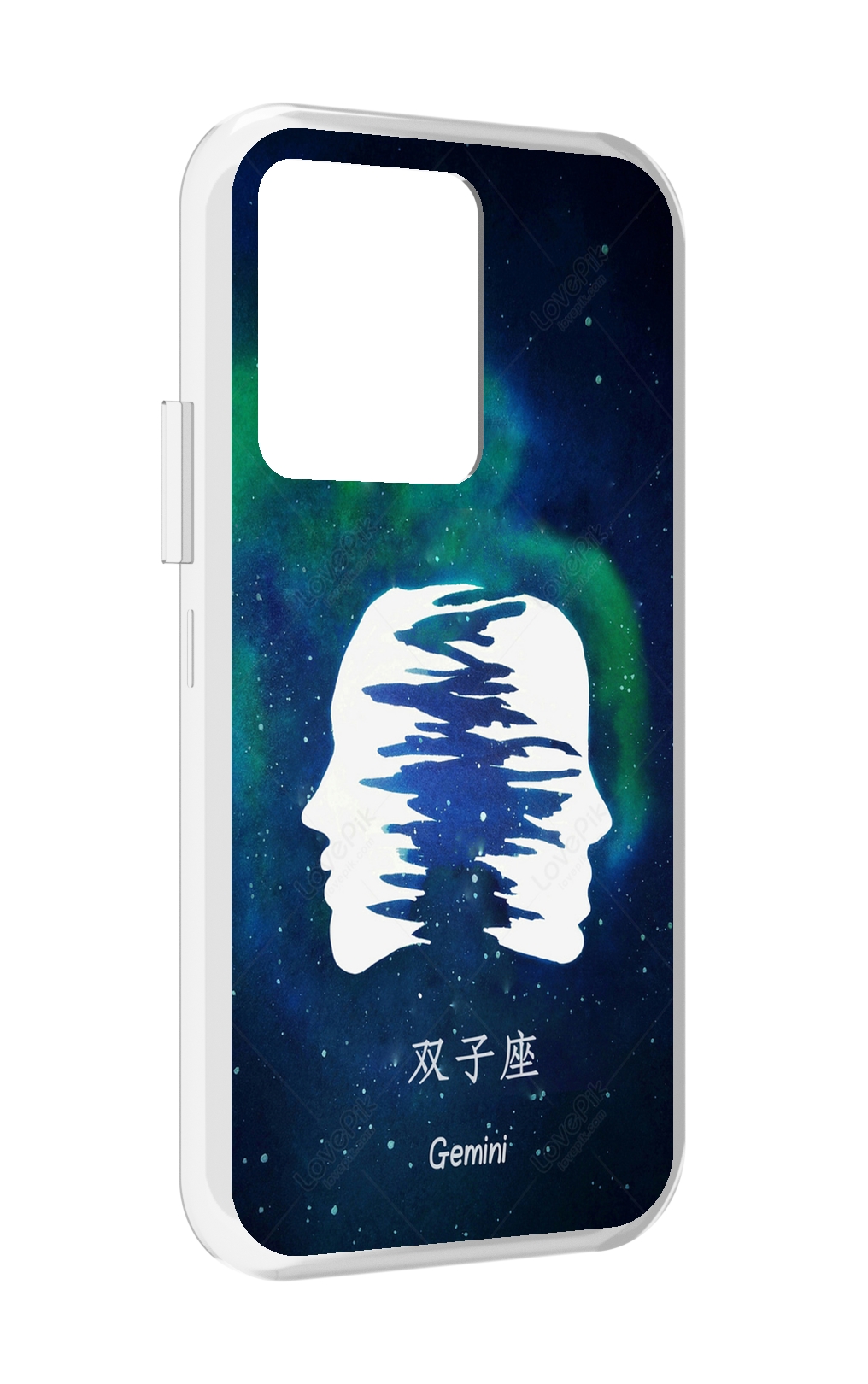 

Чехол MyPads знак зодиака близнецы 6 для Vivo iQOO 10, Прозрачный, Tocco