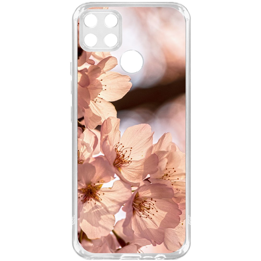 

Чехол-накладка Krutoff Clear Case Ранняя весна для Realme C25S