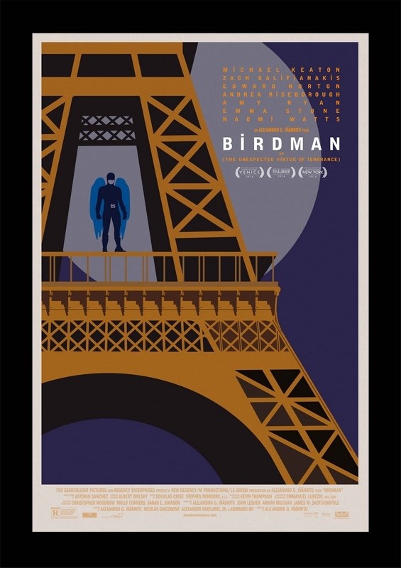 Постер к фильму Бёрдмэн (Birdman) Оригинальный 68,6x101,6 см