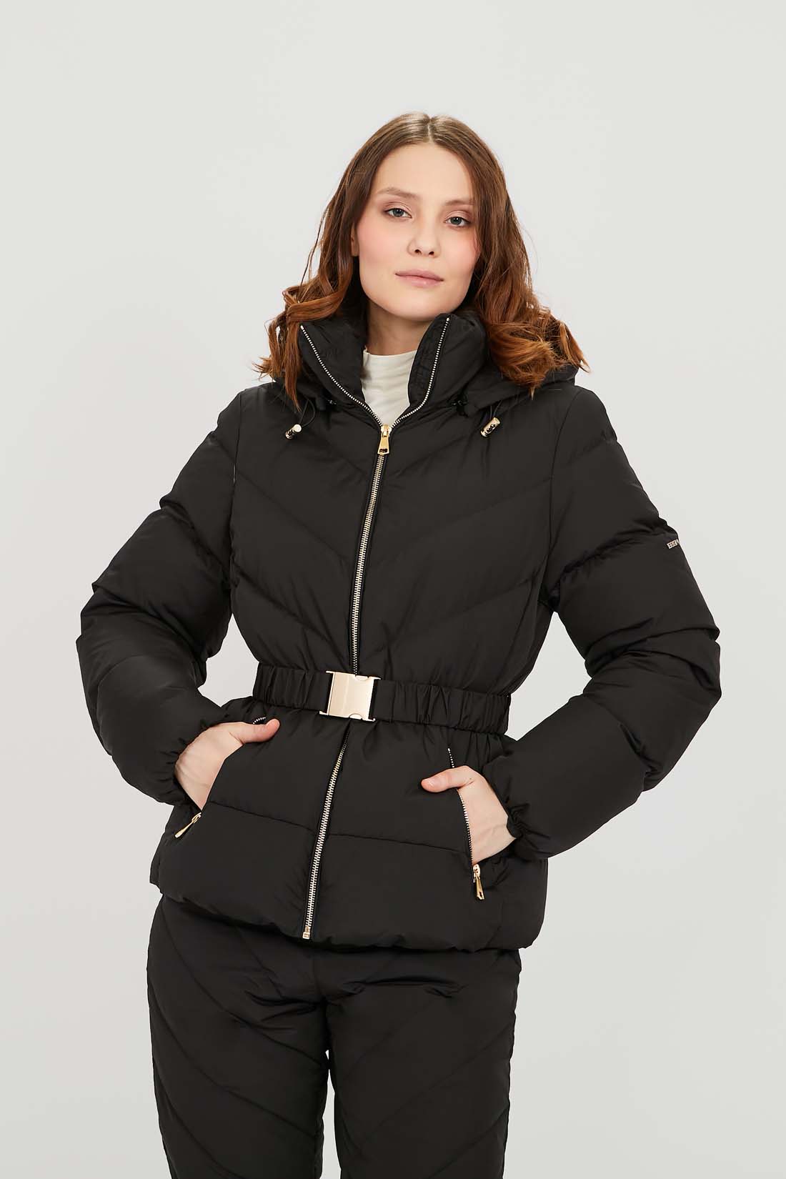 

Пуховик женский Baon B001506 черный XL, B001506