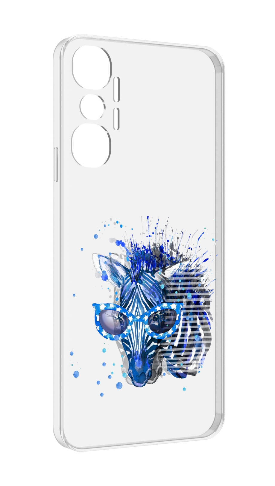 

Чехол MyPads расплывчатая зебра для Infinix Hot 20 4G, Прозрачный, Tocco