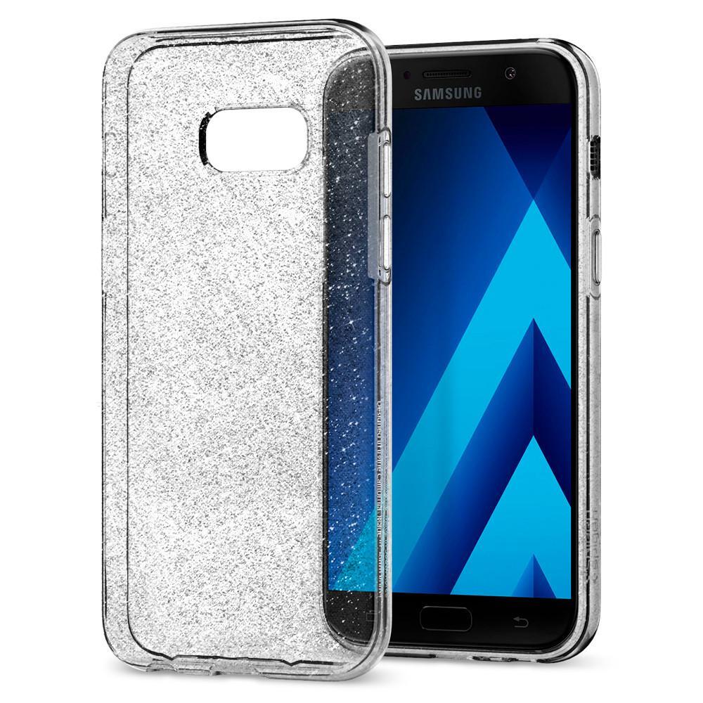 

Чехол-капсула Spigen для Galaxy A3 (2017) - Liquid Crystal Glitter - Space кварц - SGP-572, Прозрачный, Liquid Crystal