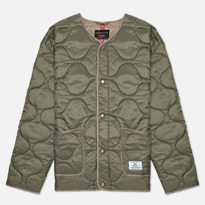 

Женская куртка лайнер Alpha Industries Contrast Quilted Liner зелёный, Размер S, Зеленый, Contrast Quilted Liner