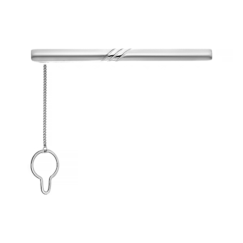 

Зажим для галстука мужской НАШЕ ЗОЛОТО 8С130002 из серебра, 8С130002