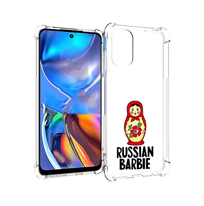 

Чехол MyPads матрешка для Motorola Moto E32, Прозрачный, Tocco