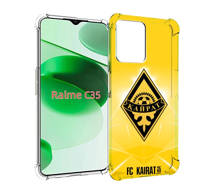 

Чехол MyPads фк каират алматы для Realme C35 / Narzo 50A Prime, Прозрачный, Tocco