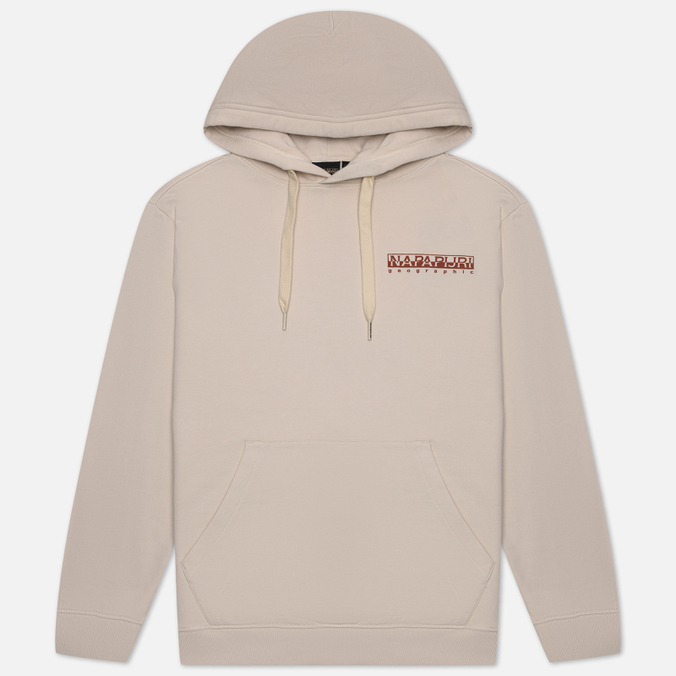 

Мужская толстовка Napapijri Quito Hoodie бежевый, Размер L, Quito Hoodie