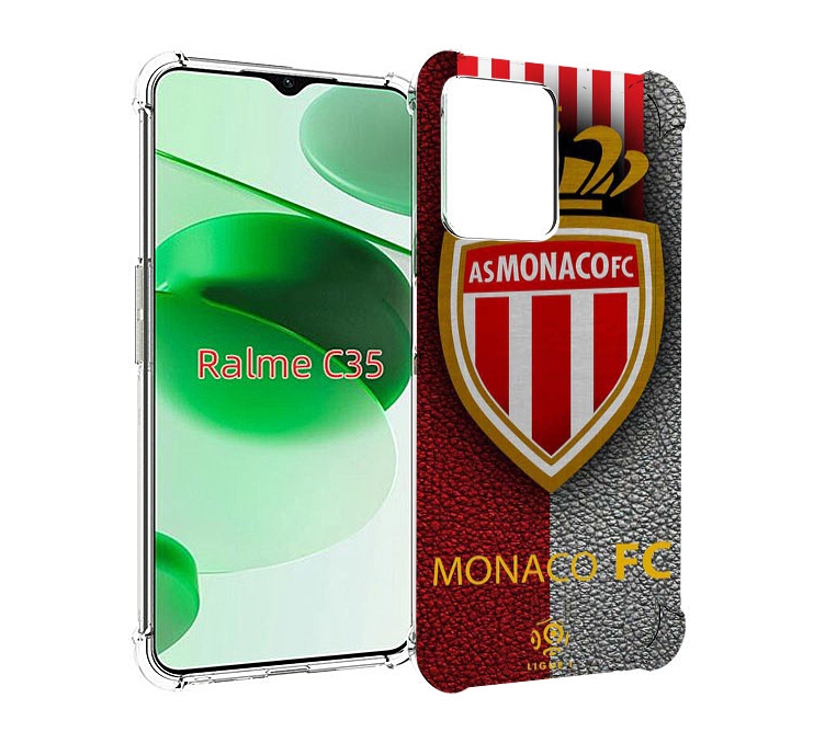 

Чехол MyPads фк монако для Realme C35 / Narzo 50A Prime, Прозрачный, Tocco