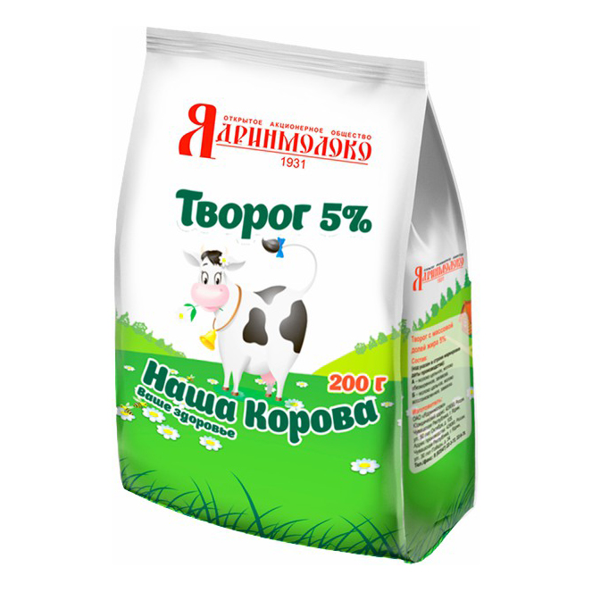 

Творог мягкий Наша корова 5% 200 г