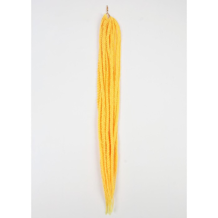 

Косы для афрорезинок, 60 см, 15 прядей (CE), цвет жёлтый(#YELLOW), Афрокосы «Unusual»