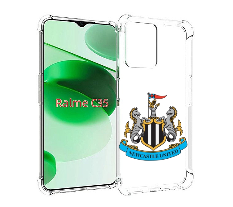 

Чехол MyPads фк ньюкасл для Realme C35 / Narzo 50A Prime, Прозрачный, Tocco