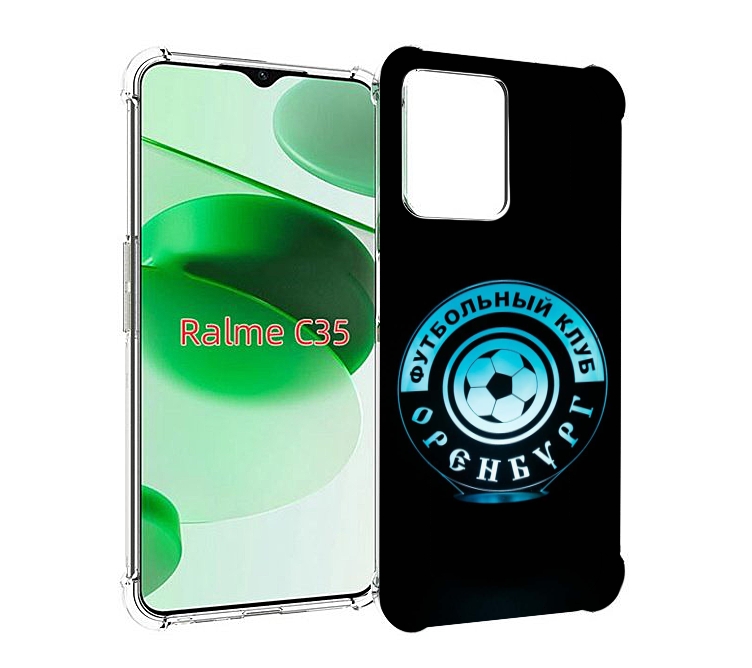 

Чехол MyPads фк оренбург для Realme C35 / Narzo 50A Prime, Прозрачный, Tocco