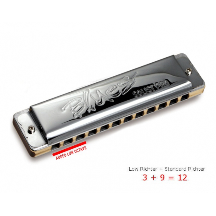 

Губная гармошка, Seydel Sohne Solist Pro 12 Steel C 11601C