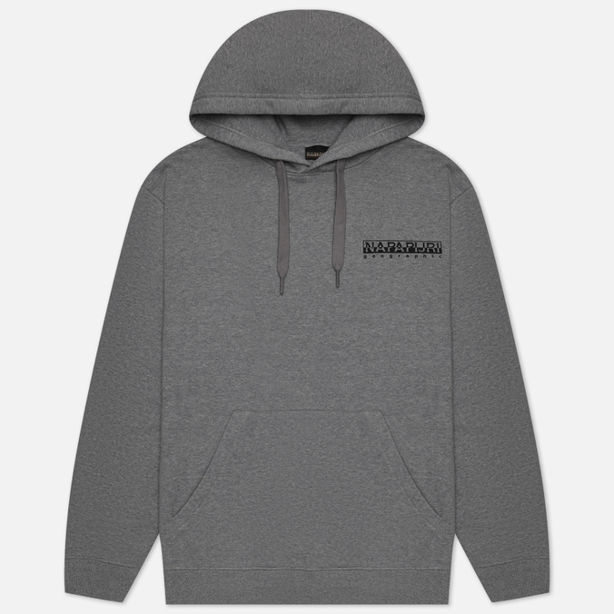 

Мужская толстовка Napapijri Quito Hoodie серый, Размер M, Quito Hoodie