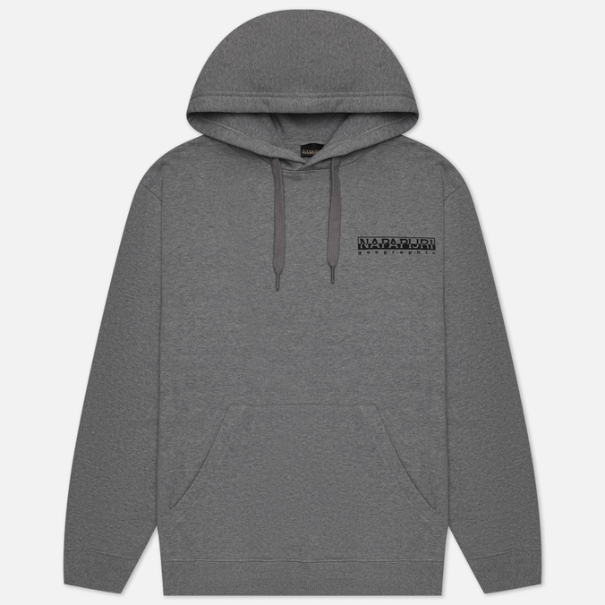 

Мужская толстовка Napapijri Quito Hoodie серый, Размер XL, Quito Hoodie