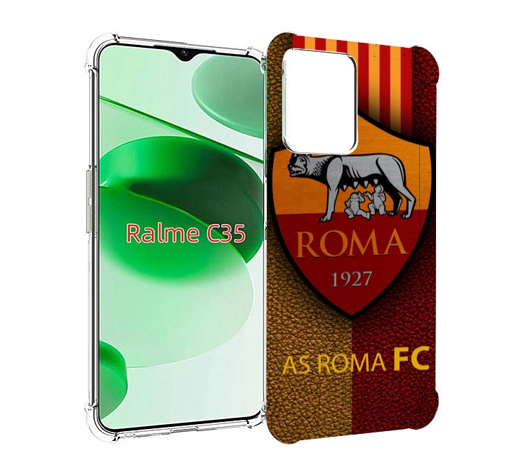 

Чехол MyPads фк рома для Realme C35 / Narzo 50A Prime, Прозрачный, Tocco