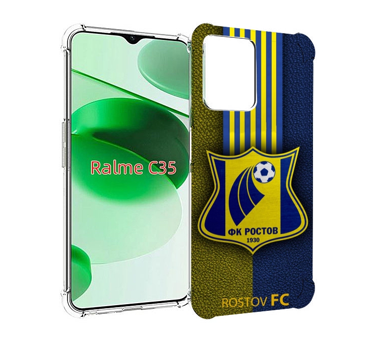 

Чехол MyPads фк ростов мужской для Realme C35 / Narzo 50A Prime, Прозрачный, Tocco