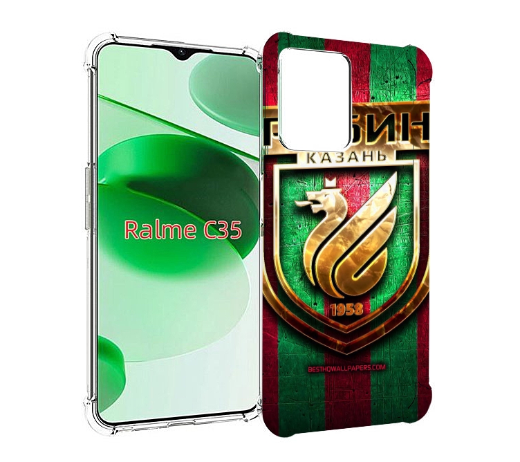 

Чехол MyPads фк рубин казань для Realme C35 / Narzo 50A Prime, Прозрачный, Tocco