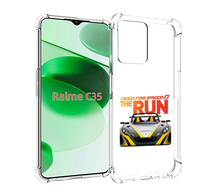 

Чехол MyPads гонка для Realme C35 / Narzo 50A Prime, Прозрачный, Tocco