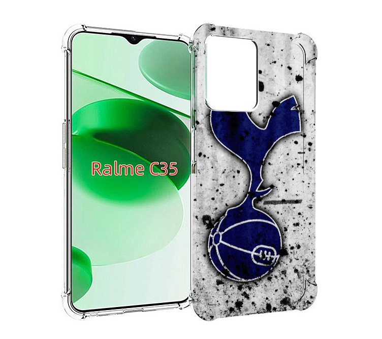 

Чехол MyPads фк тоттенхэм лондон для Realme C35 / Narzo 50A Prime, Прозрачный, Tocco