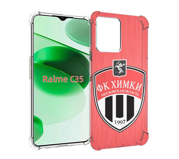 

Чехол MyPads фк химки московская обл для Realme C35 / Narzo 50A Prime, Прозрачный, Tocco