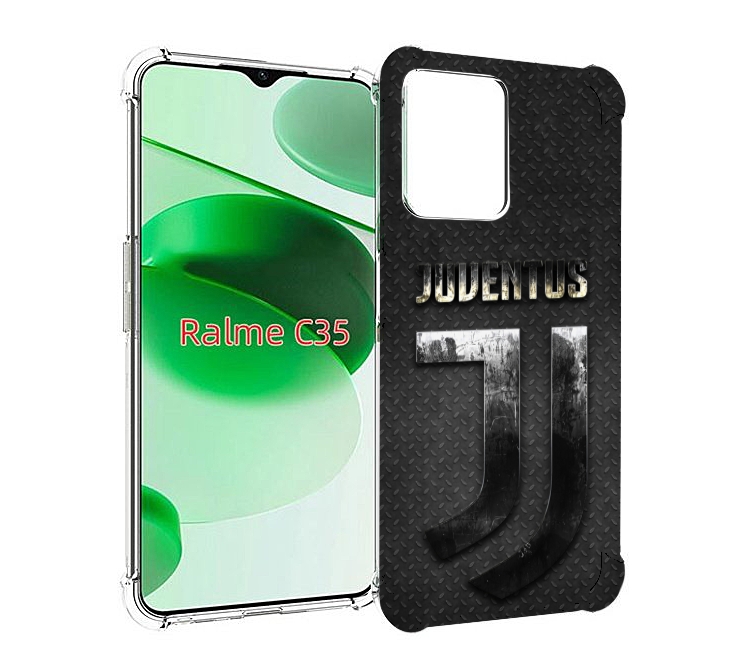 

Чехол MyPads фк ювентус турин для Realme C35 / Narzo 50A Prime, Прозрачный, Tocco