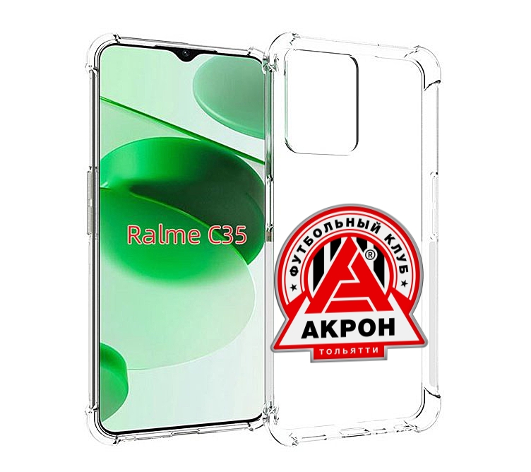 

Чехол MyPads фк-акрон-2 для Realme C35 / Narzo 50A Prime, Прозрачный, Tocco