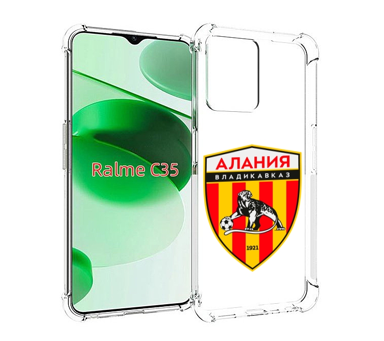 

Чехол MyPads фк-алания-2 для Realme C35 / Narzo 50A Prime, Прозрачный, Tocco