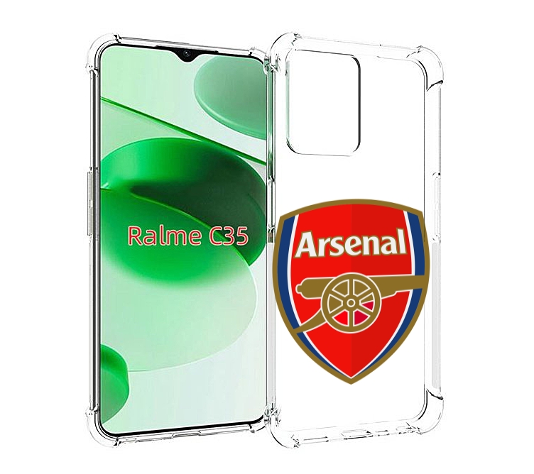

Чехол MyPads фк-арсенал-2 для Realme C35 / Narzo 50A Prime, Прозрачный, Tocco