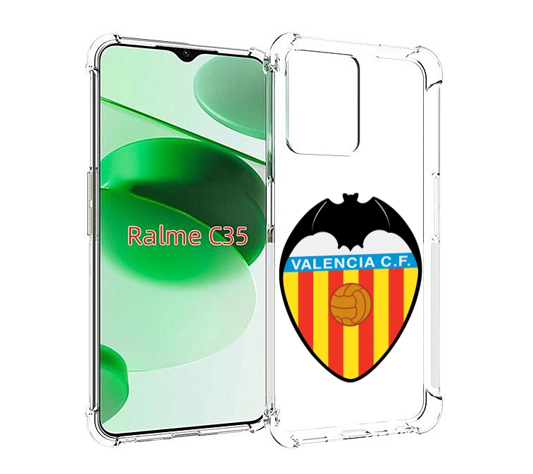 

Чехол MyPads фк-валенсия-2 для Realme C35 / Narzo 50A Prime, Прозрачный, Tocco