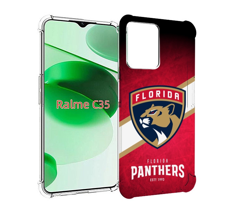 

Чехол MyPads флорида пантерс для Realme C35 / Narzo 50A Prime, Прозрачный, Tocco