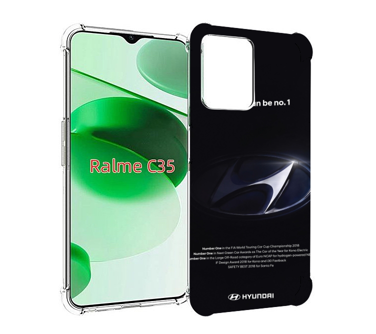 

Чехол MyPads hyundai 3 для Realme C35 / Narzo 50A Prime, Прозрачный, Tocco
