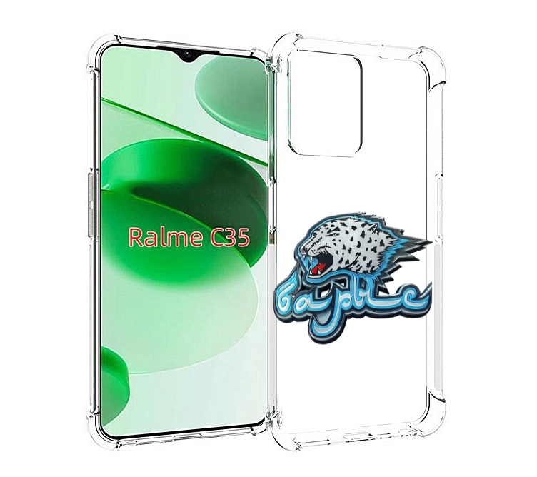

Чехол MyPads хк барыс нур-султан копия для Realme C35 / Narzo 50A Prime, Прозрачный, Tocco