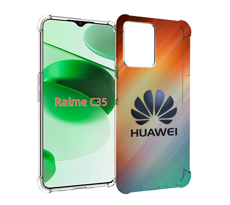 

Чехол MyPads хуавей на фоне сияния для Realme C35 / Narzo 50A Prime, Прозрачный, Tocco