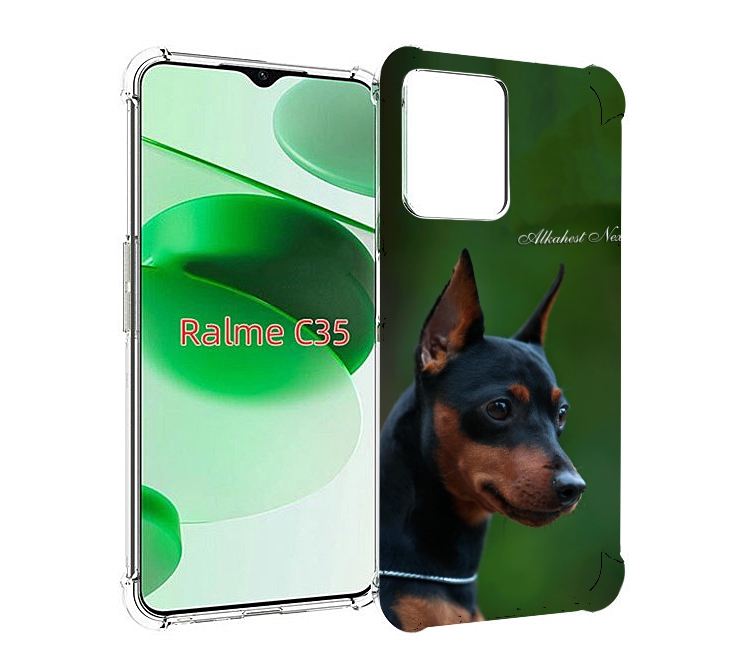 

Чехол MyPads цвергпинчер черпинчер для Realme C35 / Narzo 50A Prime, Прозрачный, Tocco