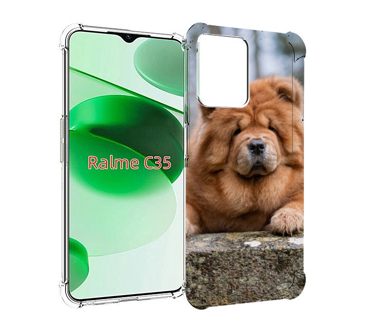 

Чехол MyPads чау чау для Realme C35 / Narzo 50A Prime, Прозрачный, Tocco